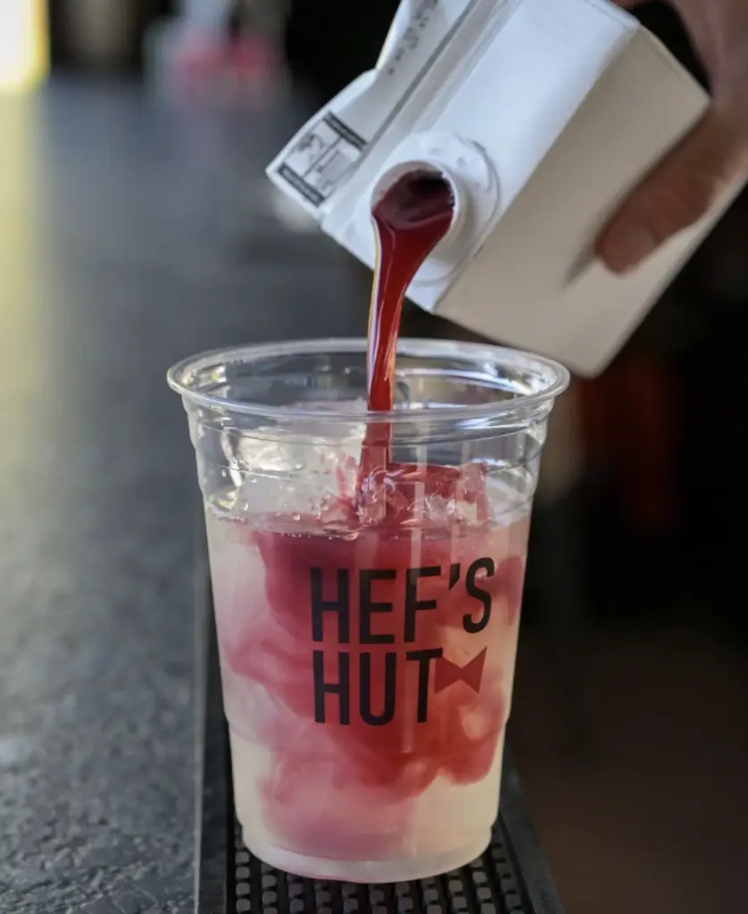 hef's hut, Vernon's place for casual parties